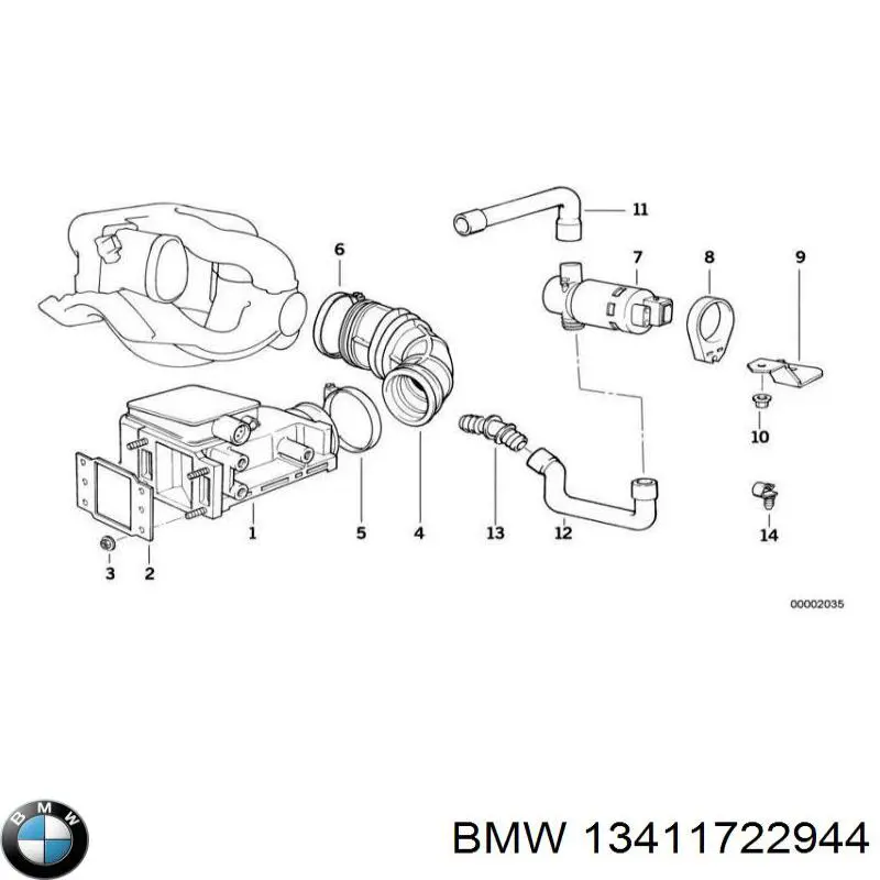  BMW 13411722944 ціна, від 1.14 USD