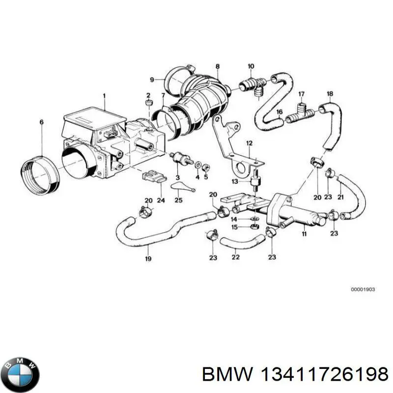  BMW 13411726198 ціна, від 19.09 USD