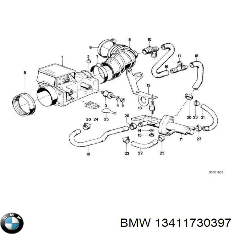 Помпа водяна, (насос) охолодження 13411730397 BMW