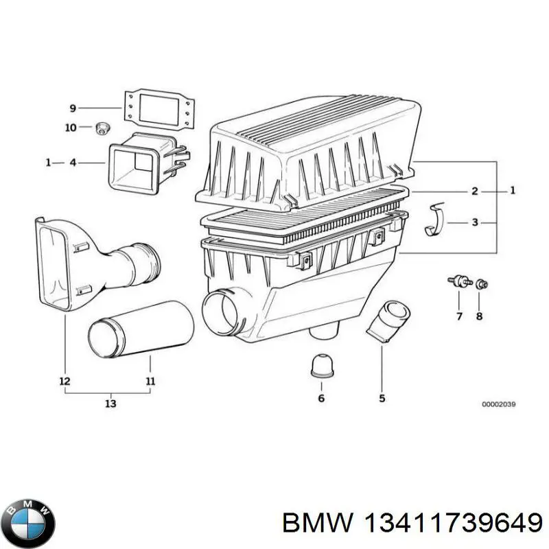  BMW 13411739649 ціна, від 13.67 USD