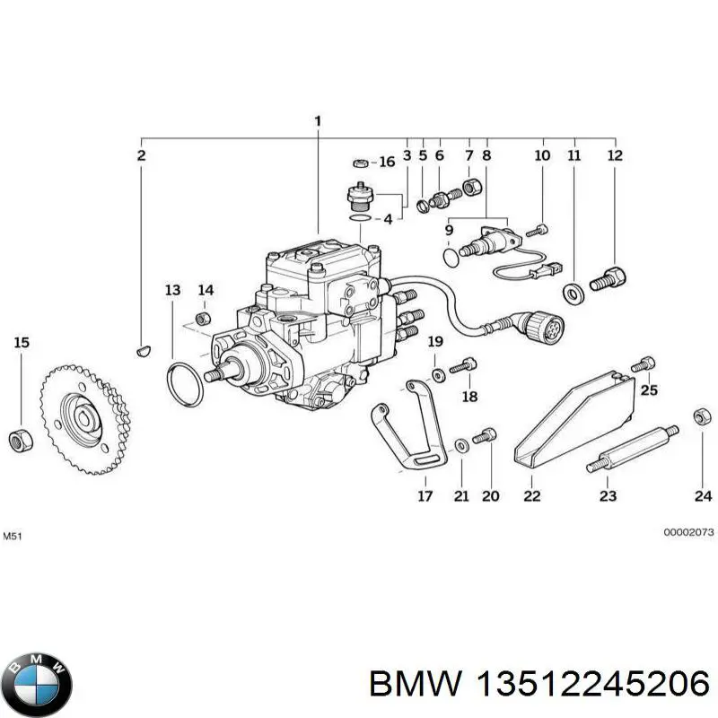 Паливний насос високого тиску 460406994 BMW