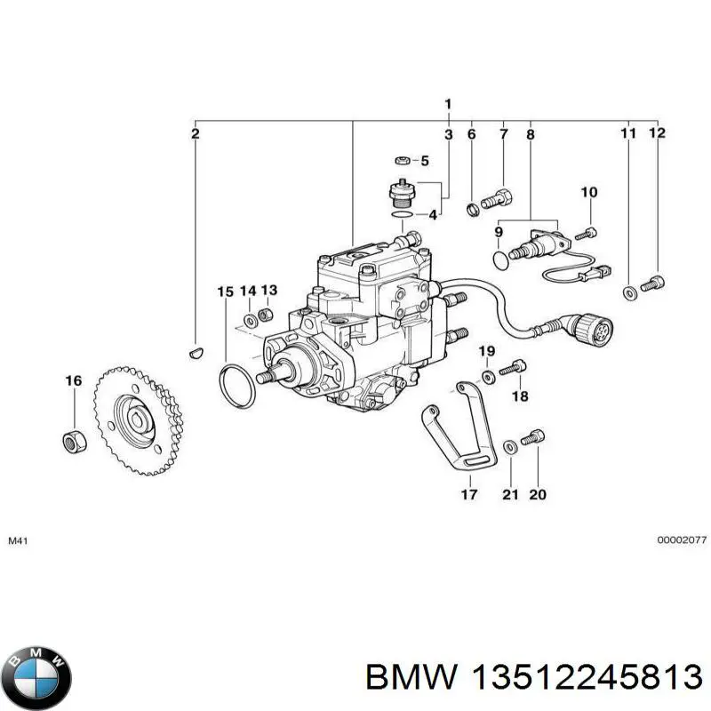 Насос паливний високого тиску BMW 13512245813 ціна, від 126.69 USD