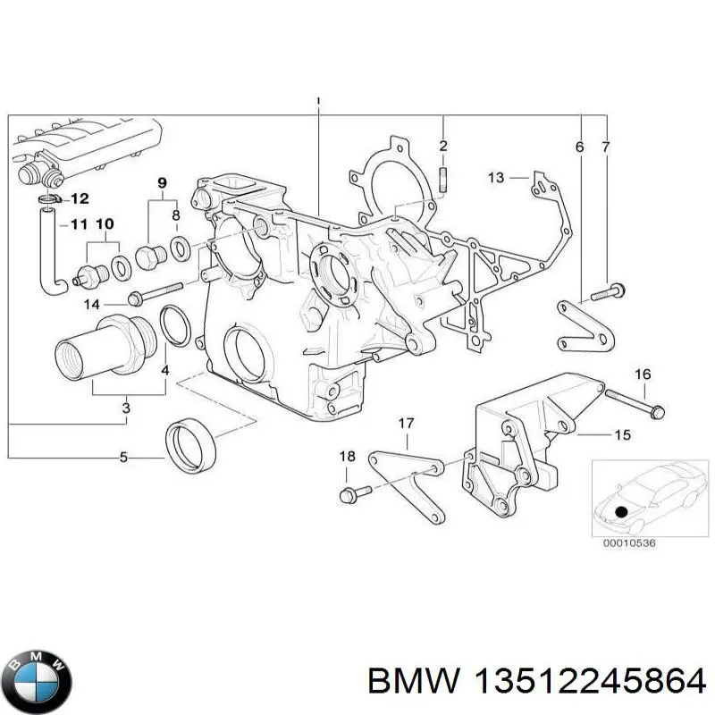 Купити 13512245864 BMW 