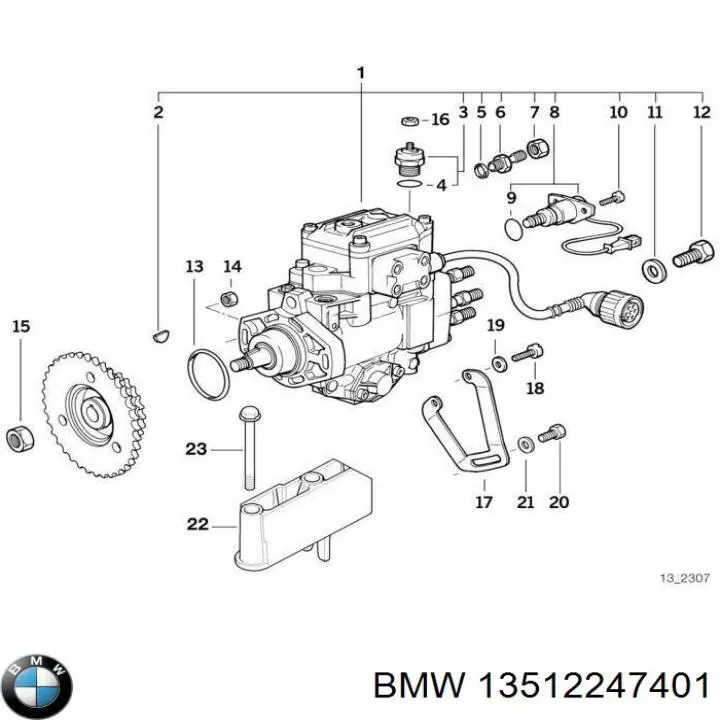  BMW 13512247401 ціна, від 247.58 USD