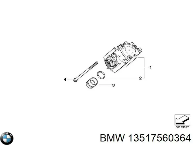 13517560364 BMW Насос паливний високого тиску (ПНВТ)