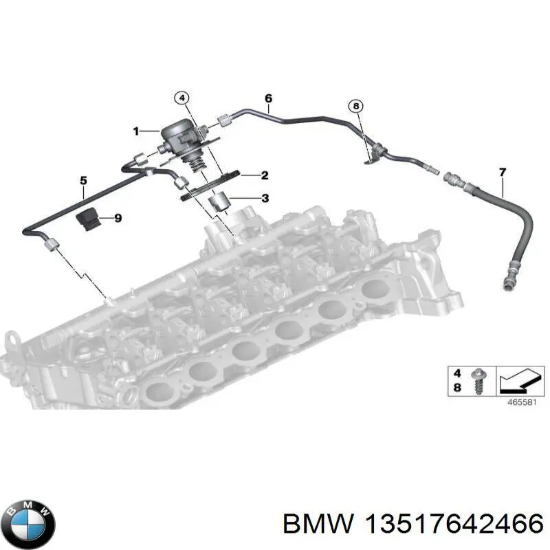 Насос паливний високого тиску (ПНВТ) - DIESEL 13517642466 BMW