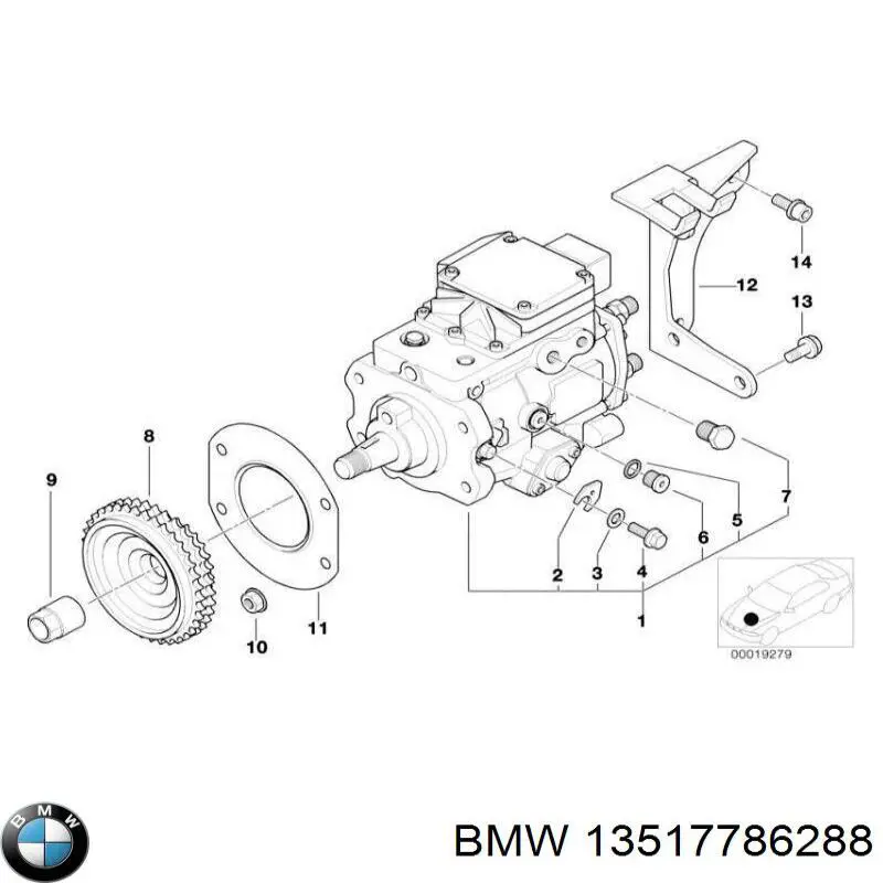 0470504020 BMW Насос паливний високого тиску (ПНВТ)