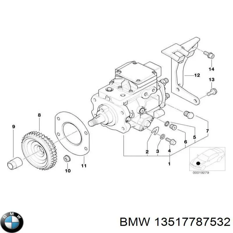 Паливний насос високого тиску 0470504020 BMW