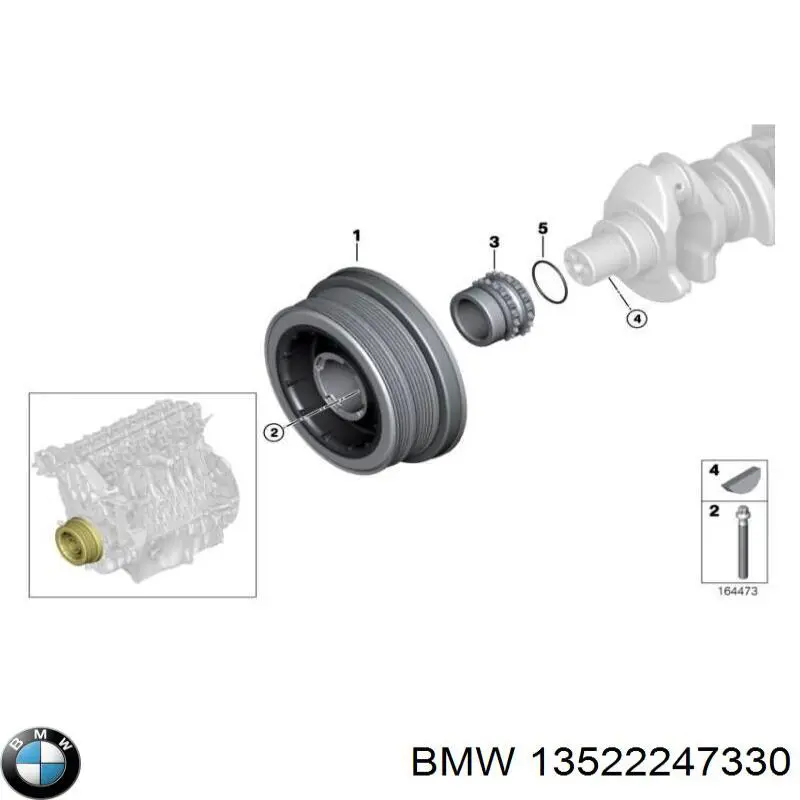 Купити 13522247330 BMW Башмак натягувача ланцюга ГРМ