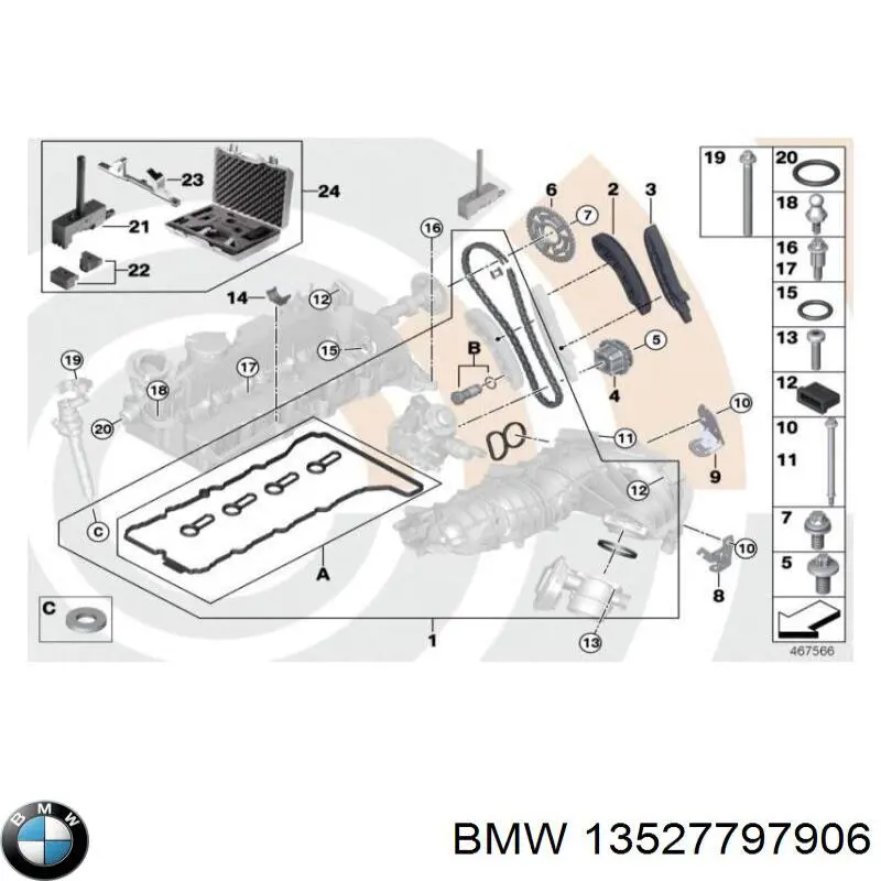 Купити 13527797906 BMW Шестерня приводу ПНВТ