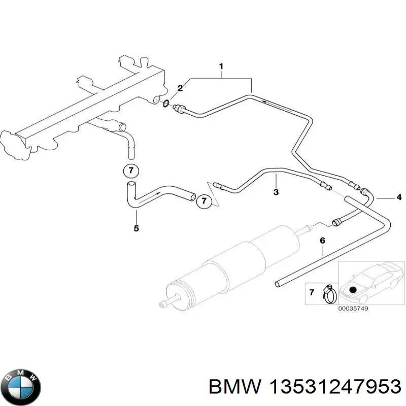  BMW 13531247953 ціна, від 1.71 USD