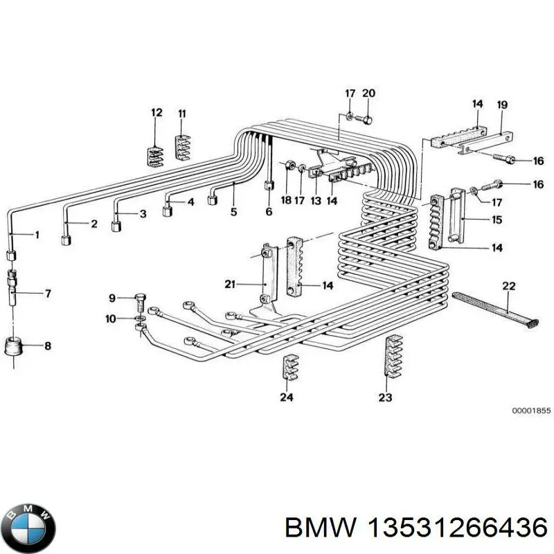 Форсунка паливна BMW 13531266436 ціна, від 53.88 USD