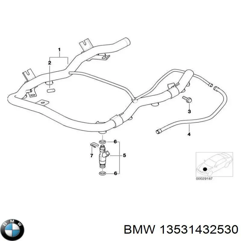 13531432530 BMW Паливна рампа