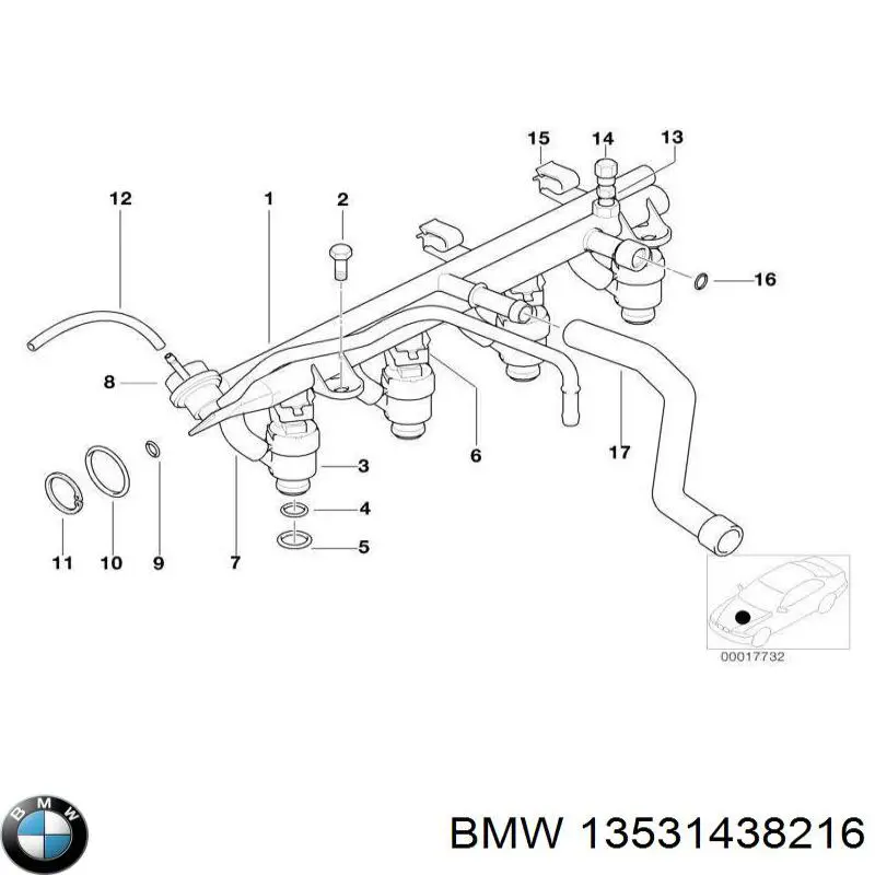  BMW 13531247933 ціна, від 12.67 USD