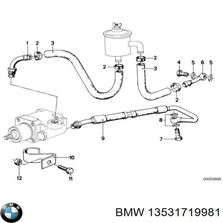 13531719981 BMW Паливна рампа
