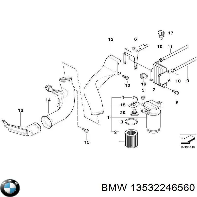 Купити 13532246560 BMW 