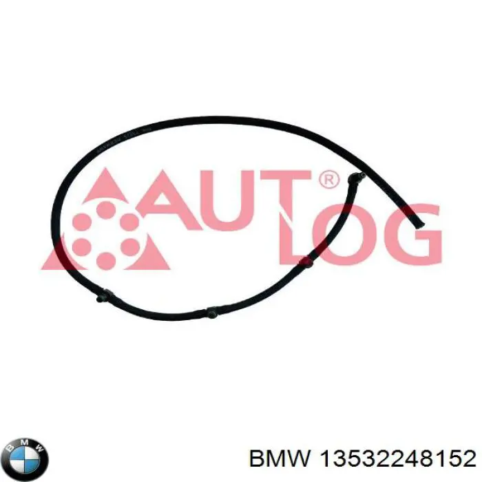 Трубка паливна, зворотня від форсунок BMW 13532248152 ціна, від 26.70 USD