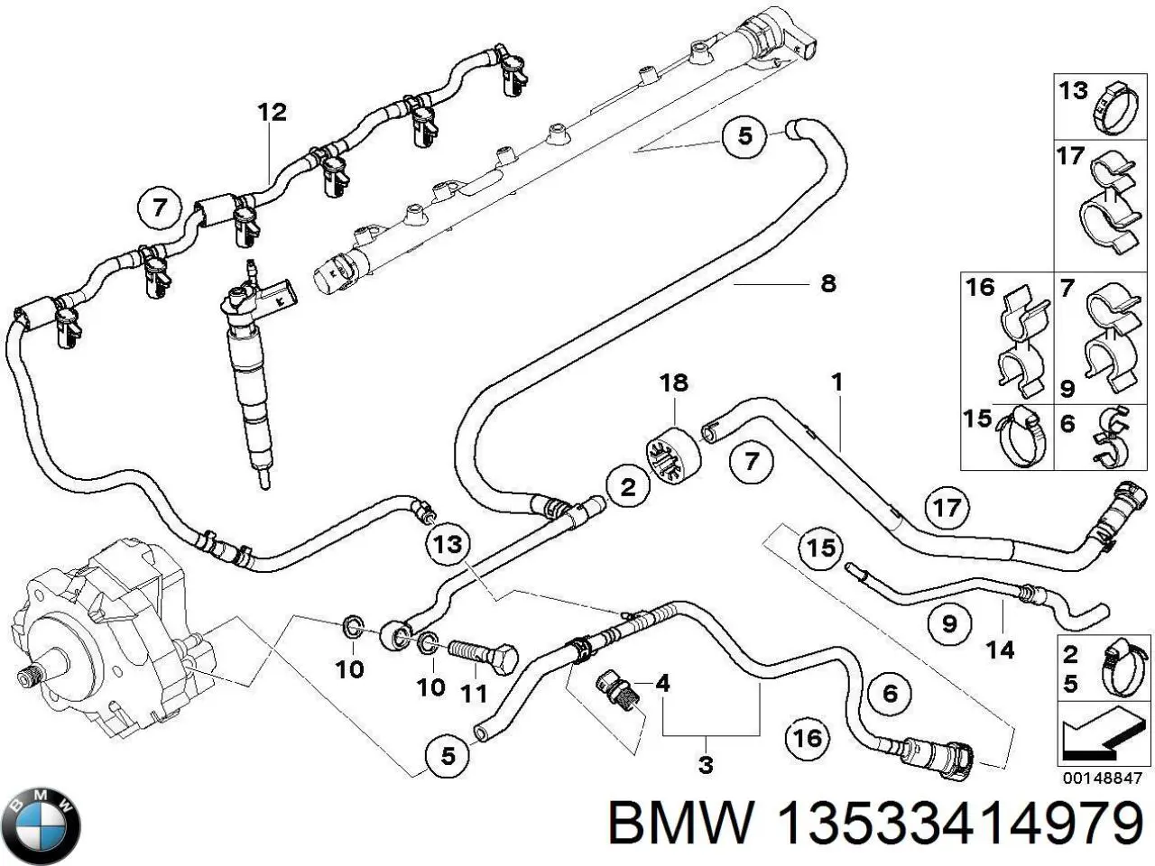  BMW 13533414979 ціна, від 76.02 USD