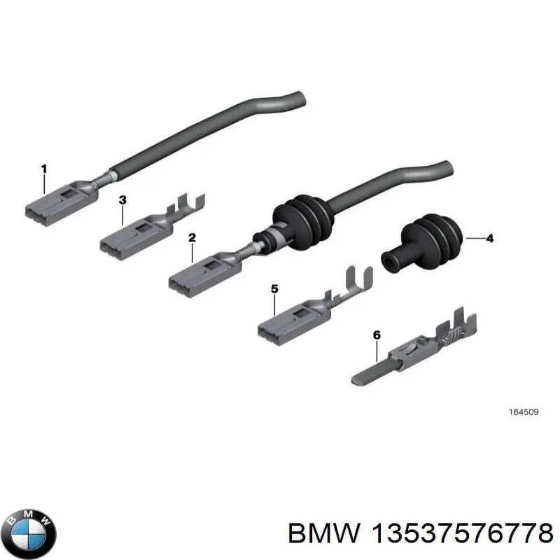 Трубка паливна, від ПНВТ до паливної рейки BMW 13537576778 ціна, від 8.47 USD