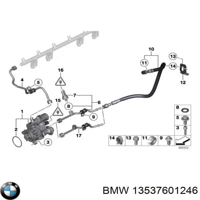Шланг/патрубок водяного насосу, приймальний BMW 13537622752 ціна, від 27.87 USD