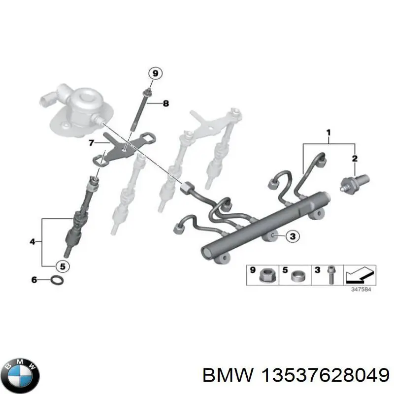 Розподільник палива BMW 7649710