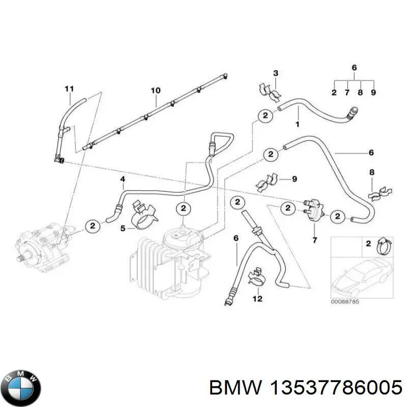  BMW 13537786005 ціна, від 167.69 USD