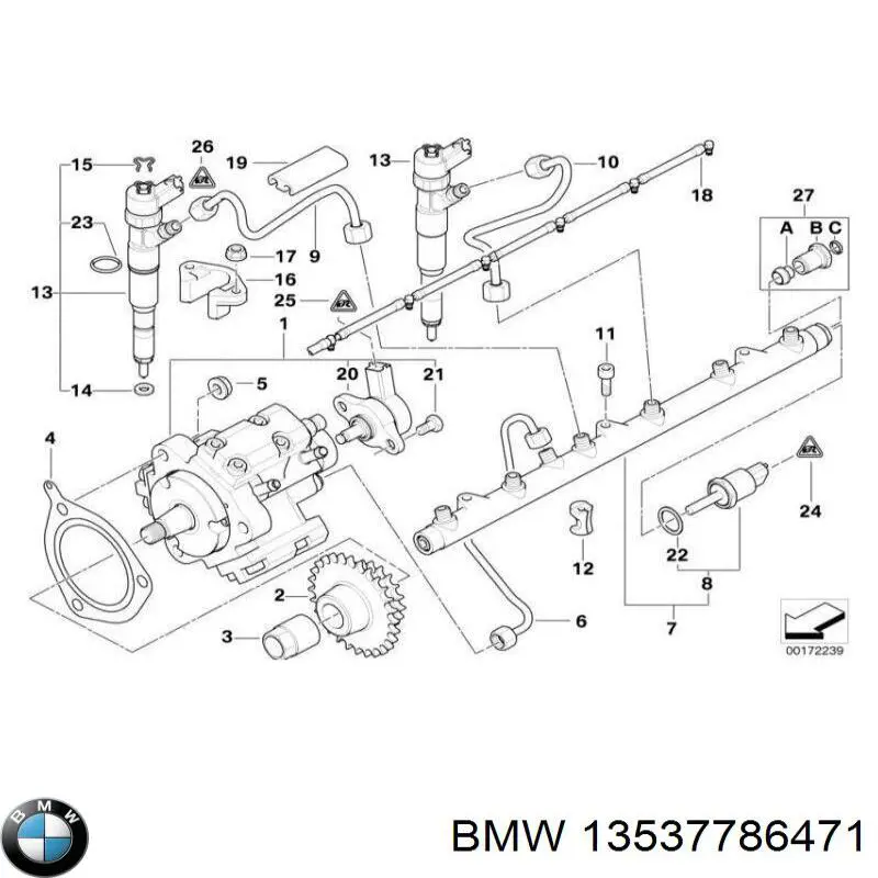 Кільце форсунки інжектора, посадочне F00R0P0004 Bosch