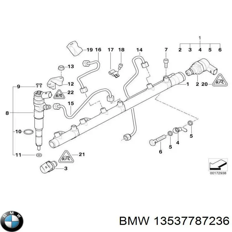 Ущільнююче кільце форсунок інжектора BMW 13537787236 ціна, від 1.82 USD