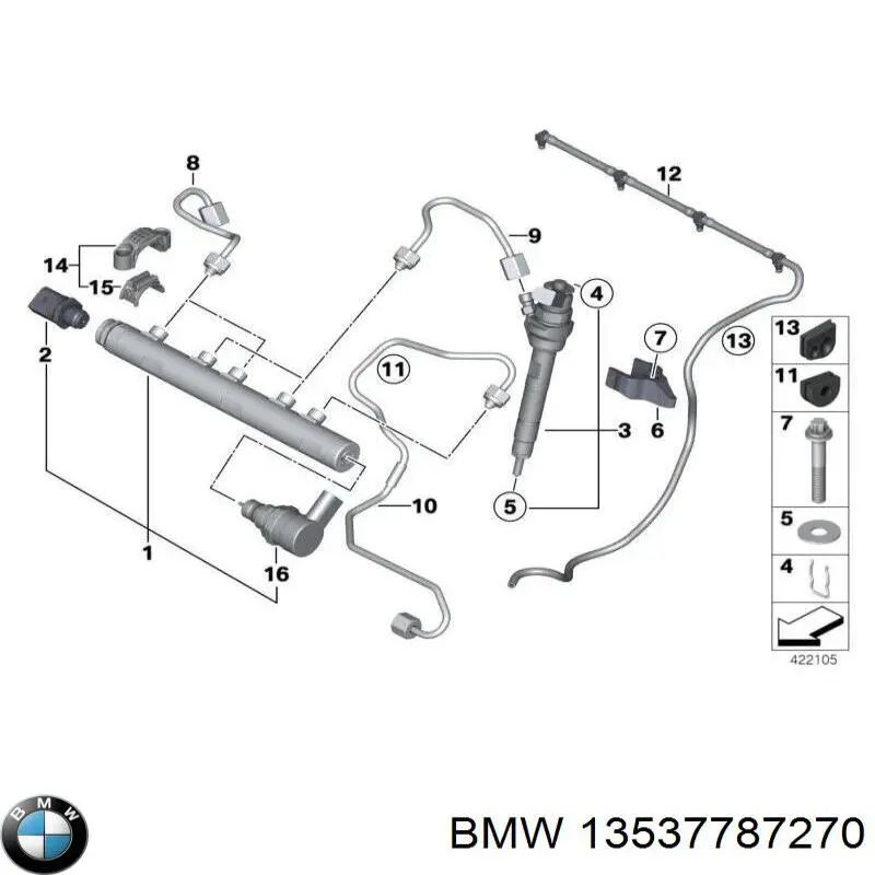  BMW 13537787270 ціна, від 2.14 USD