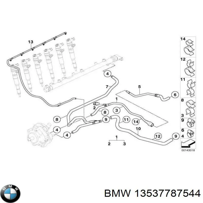 Купити 13537787544 BMW 