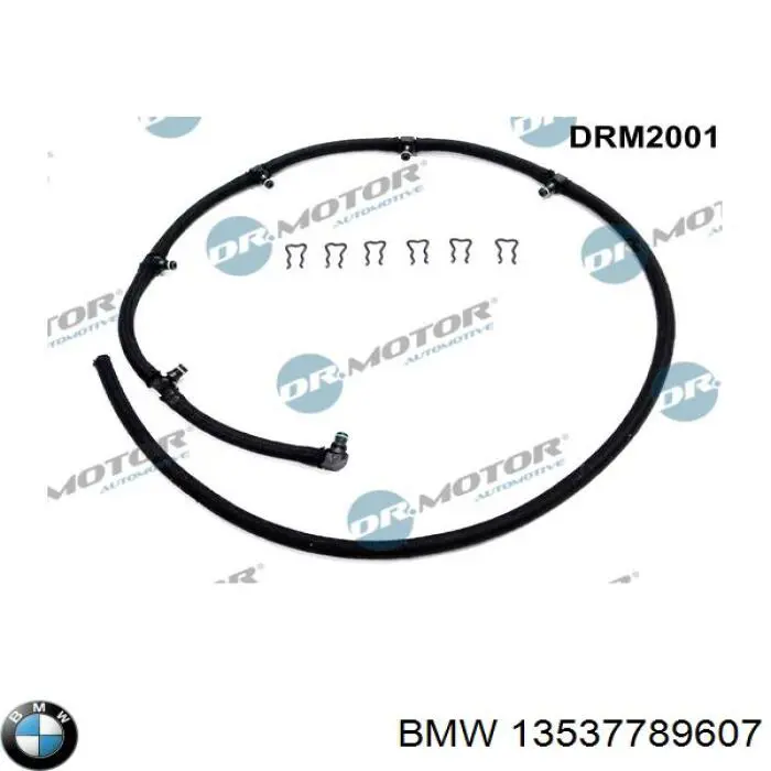 Трубка паливна, зворотня від форсунок BMW 13537789607 ціна, від 51.73 USD