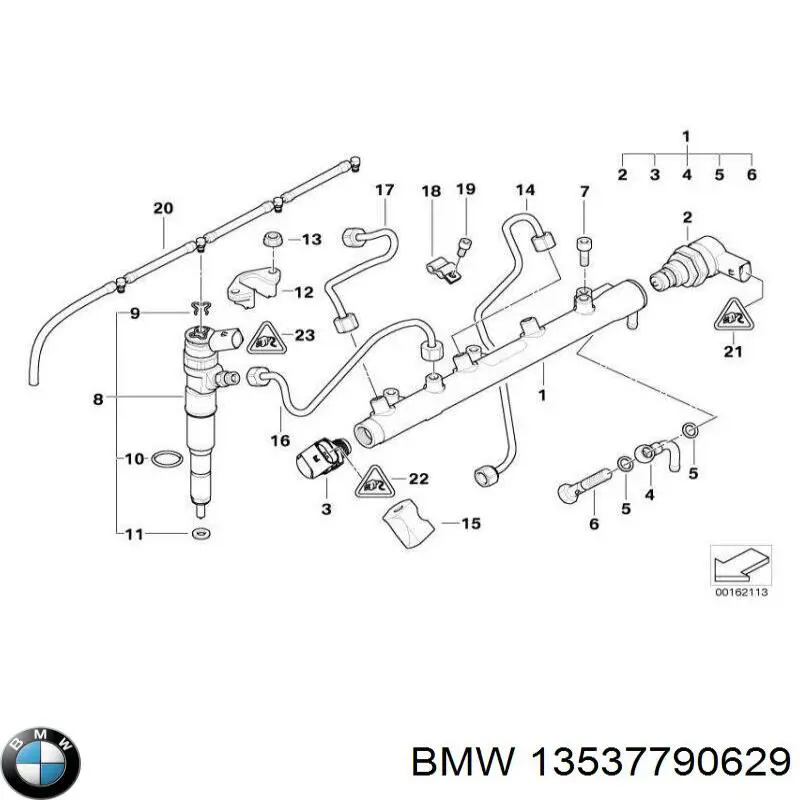 Форсунка паливна BMW 13537790629 ціна, від 263.58 USD