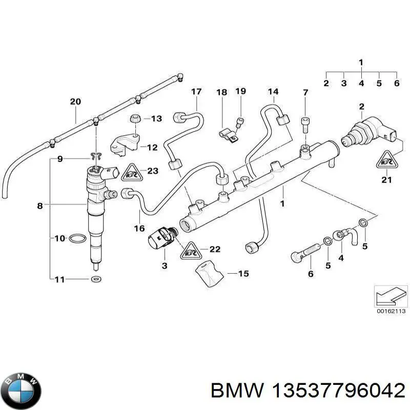 Форсунка паливна BMW 13537796042 ціна, від 194.09 USD
