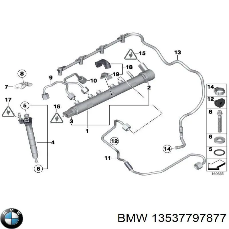 Форсунка дизельна на BMW 5 (E61)