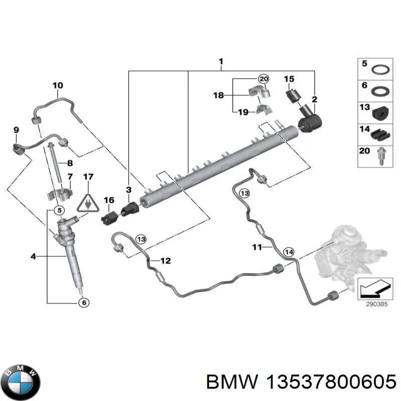  BMW 13537800605 ціна, від 46.94 USD