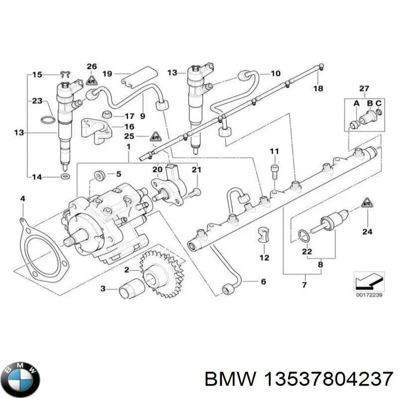  BMW 13537804237 ціна, від 11.40 USD