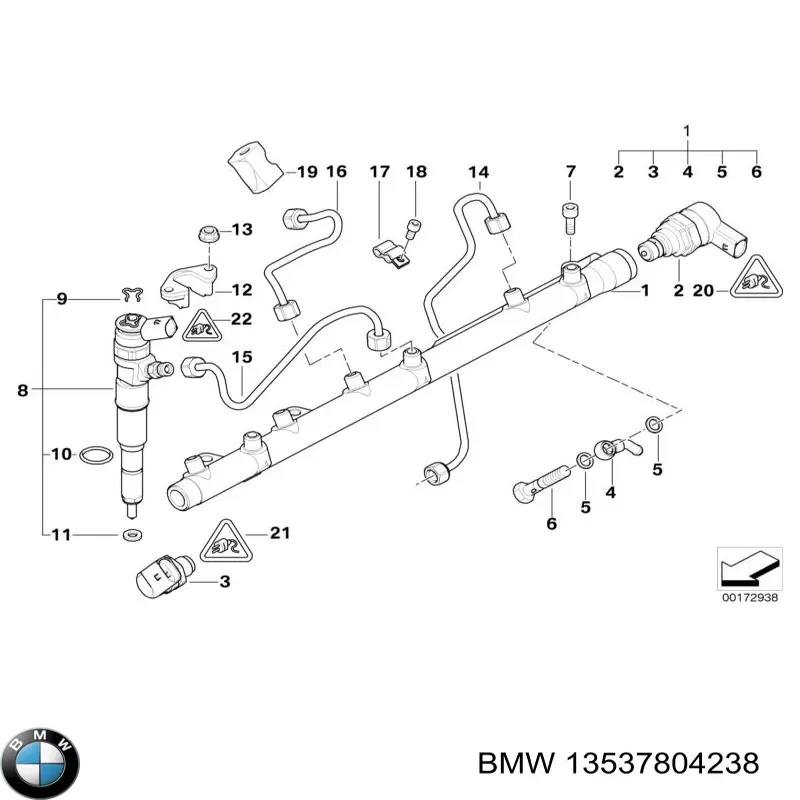 Купити 13537804238 BMW 