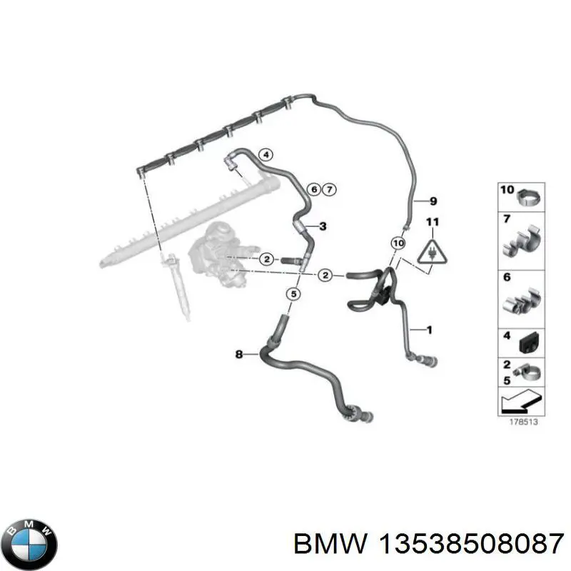  BMW 13538508087 ціна, від 44.30 USD