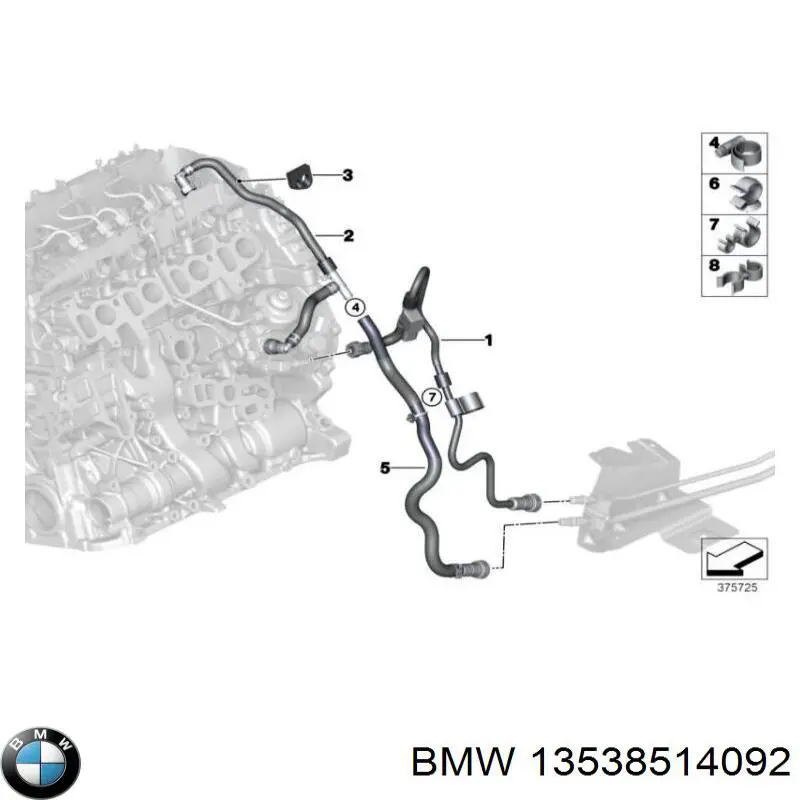  BMW 13538514092 ціна, від 165.20 USD
