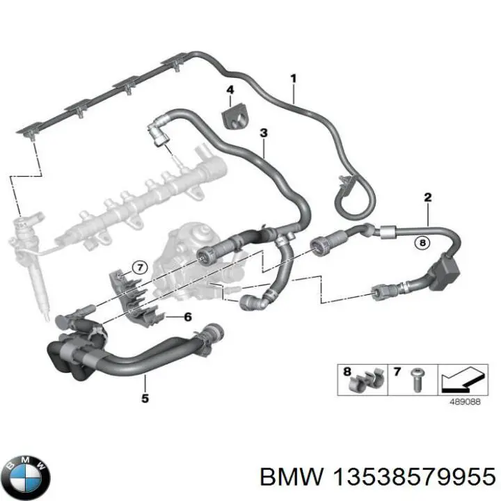  BMW 13538579955 ціна, від 146.59 USD