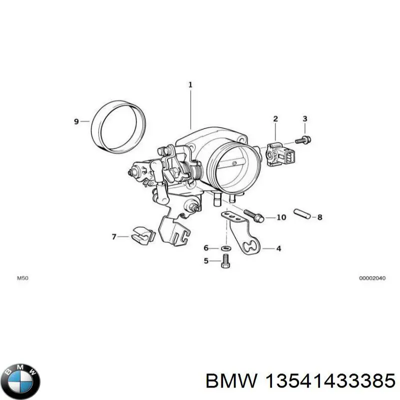 Блок дросельної заслінки на BMW 3 (E36)
