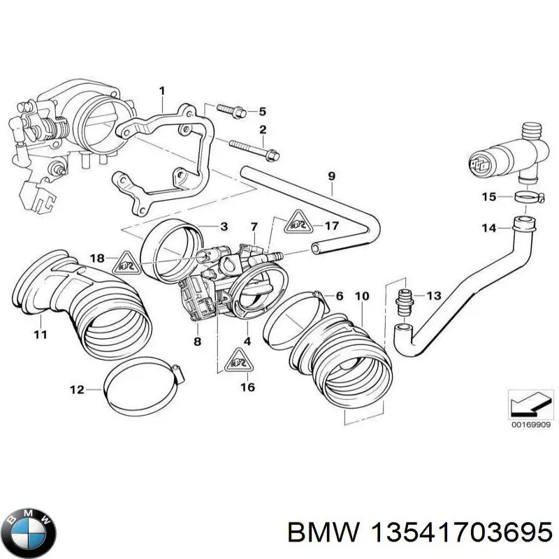  BMW 13541703695 ціна, від 108.09 USD