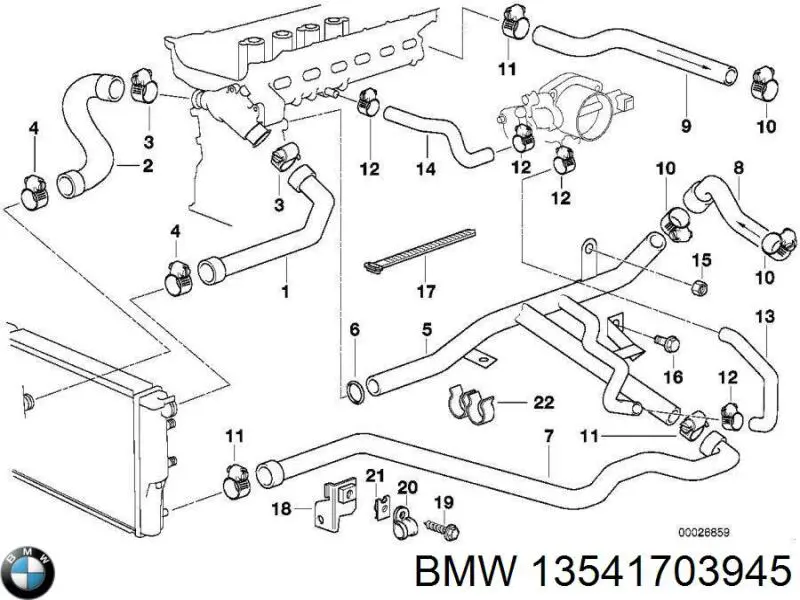 Купити 13541703945 BMW 