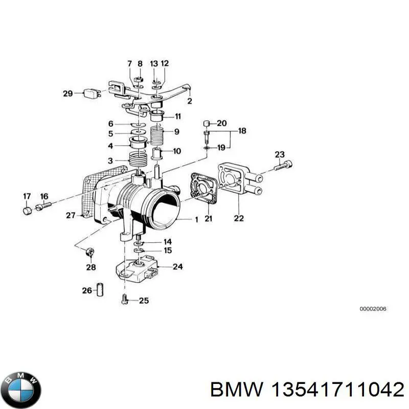 Кришка / пробка розширювального бачка BMW 13541711042 ціна, від 49.17 USD