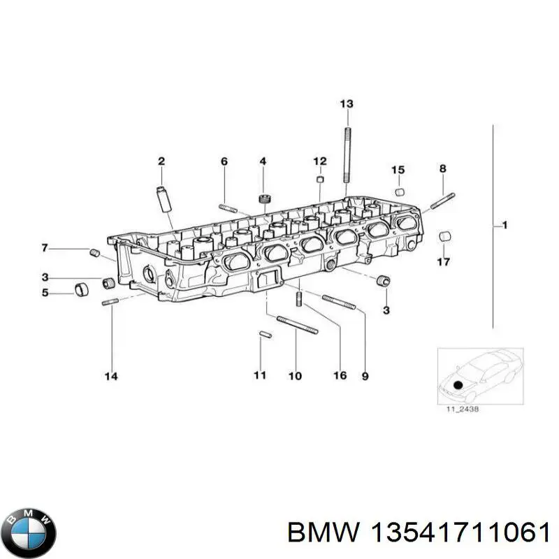  BMW 13541711061 ціна, від 50.58 USD