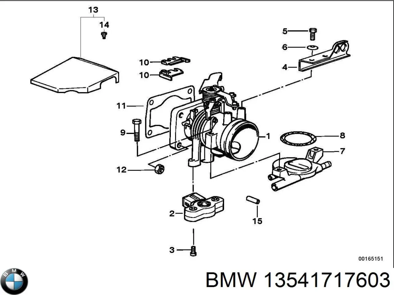 Потенціометр BMW 13541717603 ціна, від 40.49 USD