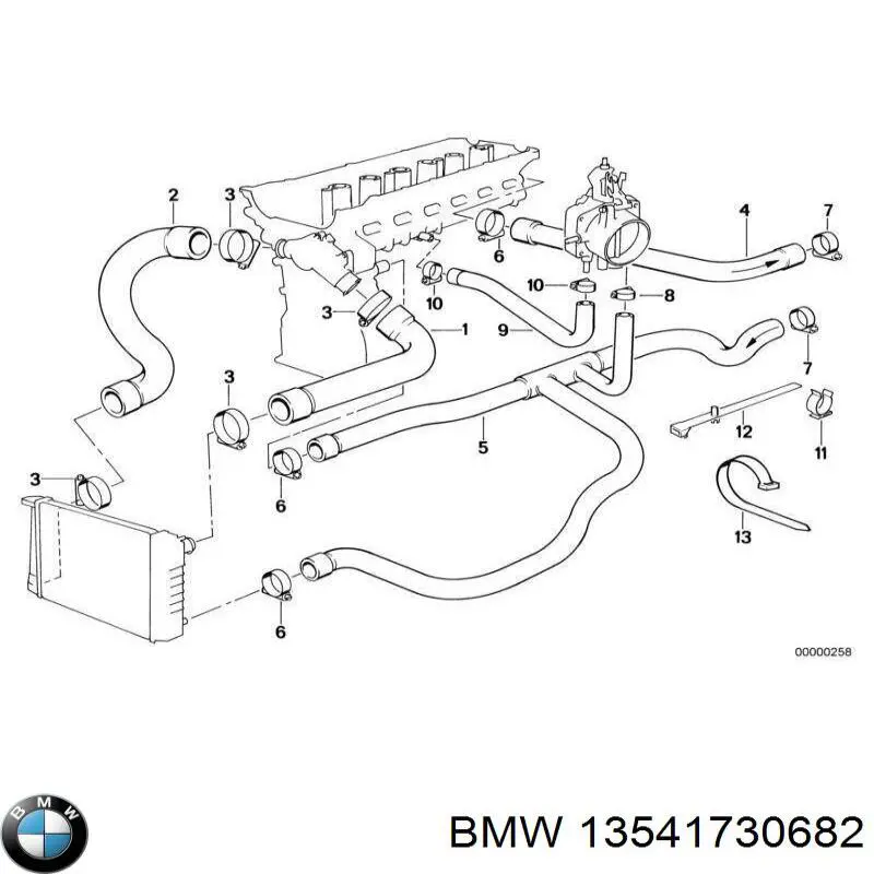 Термостат додатковий BMW 13541730682 ціна, від 26.56 USD