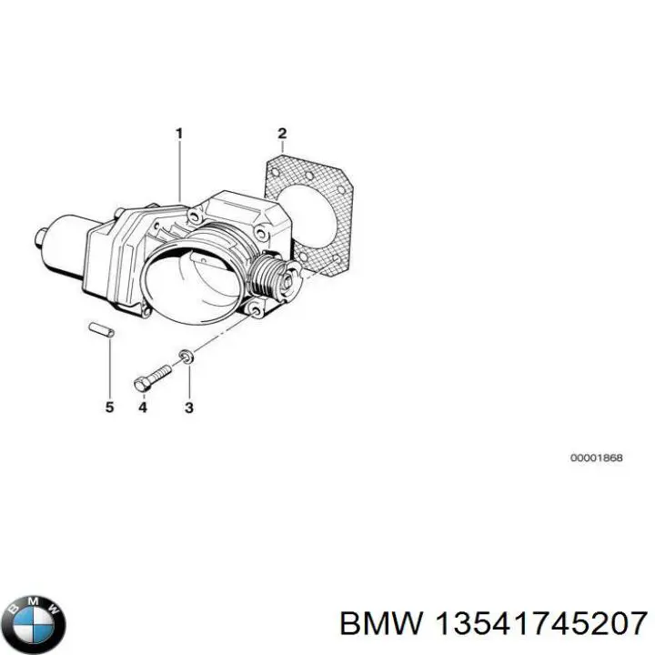 Блок дросельної заслінки BMW 13541435709 ціна, від 50.67 USD