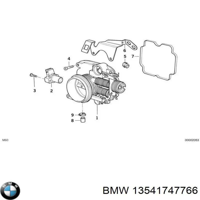Блок дросельної заслінки BMW 13541747766 ціна, від 539.02 USD
