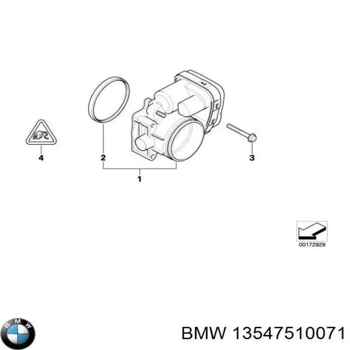 Блок дросельної заслінки BMW 13547510071 ціна, від 37.81 USD